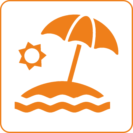 Песчено-галечный пляж